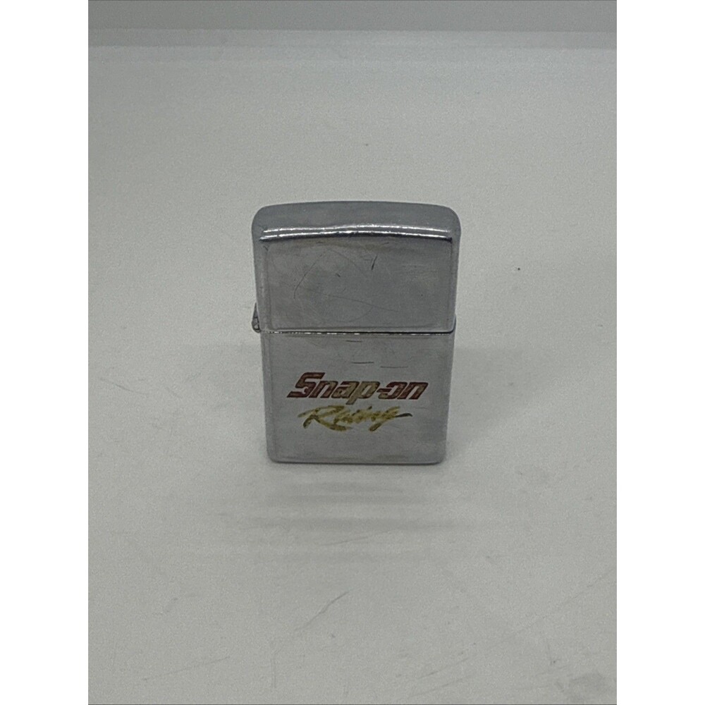 Vintage Zippo Chrome “ Snap-On Racing”